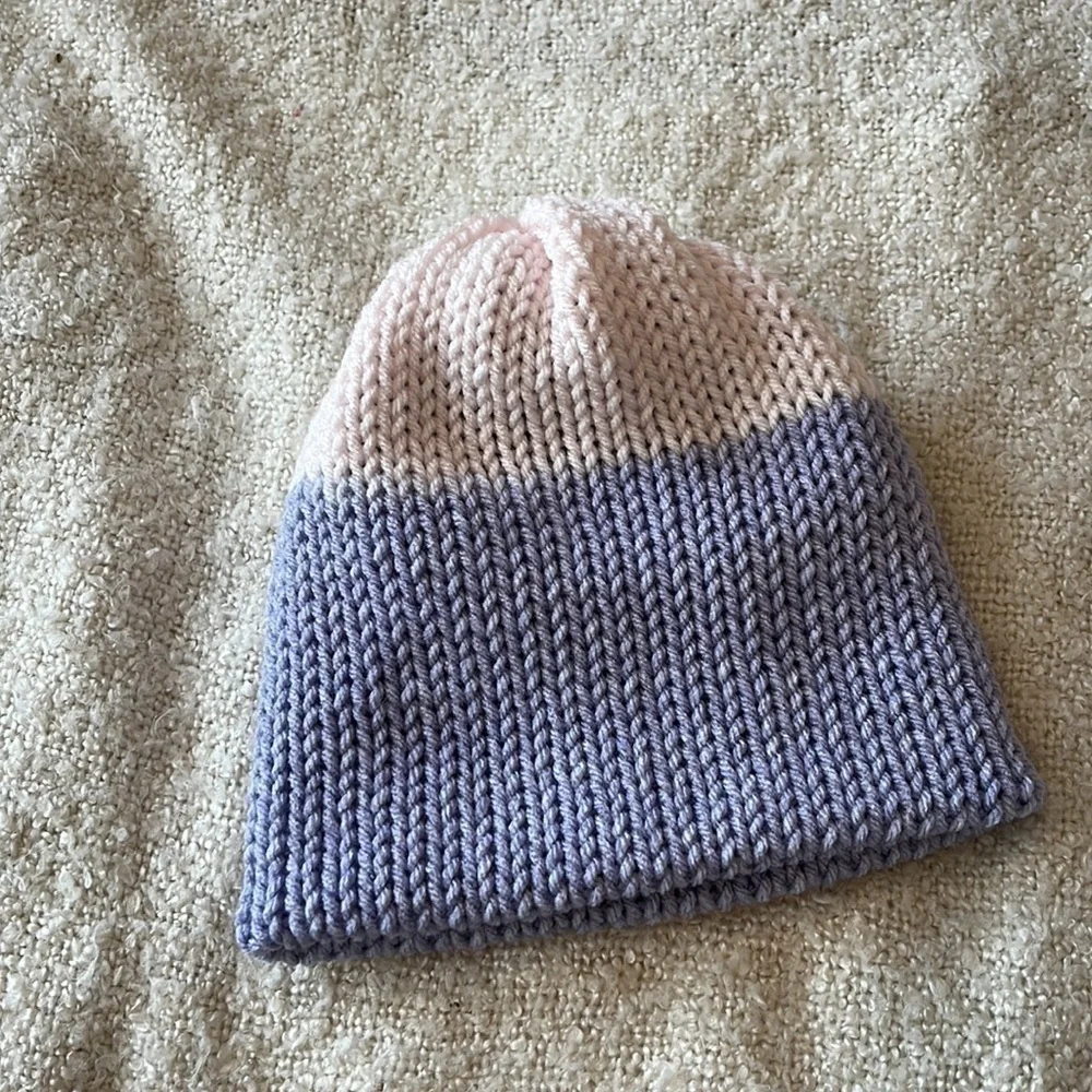 Handmade Knit Baby Beanies